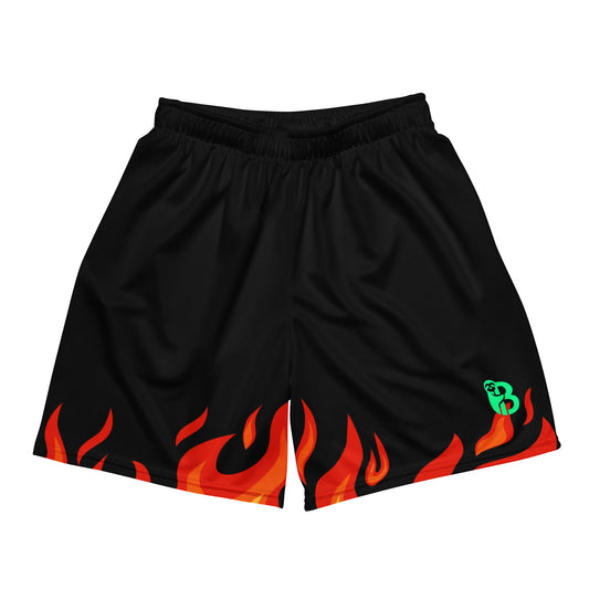 "Aggression" Unisex Mesh Shorts