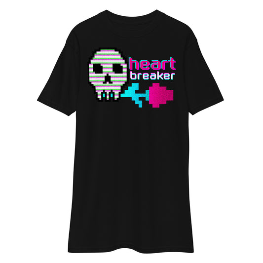 Printed Large Center Unisex Premium Heavyweight Tee / T-shirt "Heartbreaker"