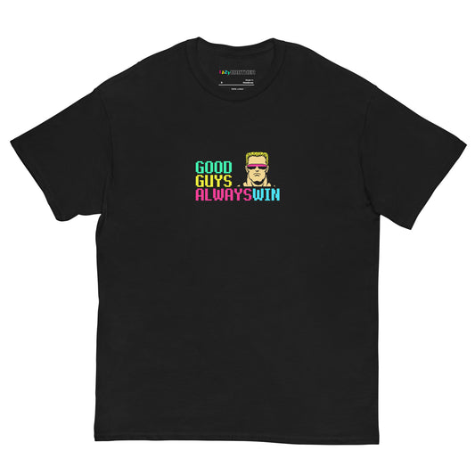 Printed Center Chest & Back Unisex Classic Premium Tee / T-shirt "Good Guys"