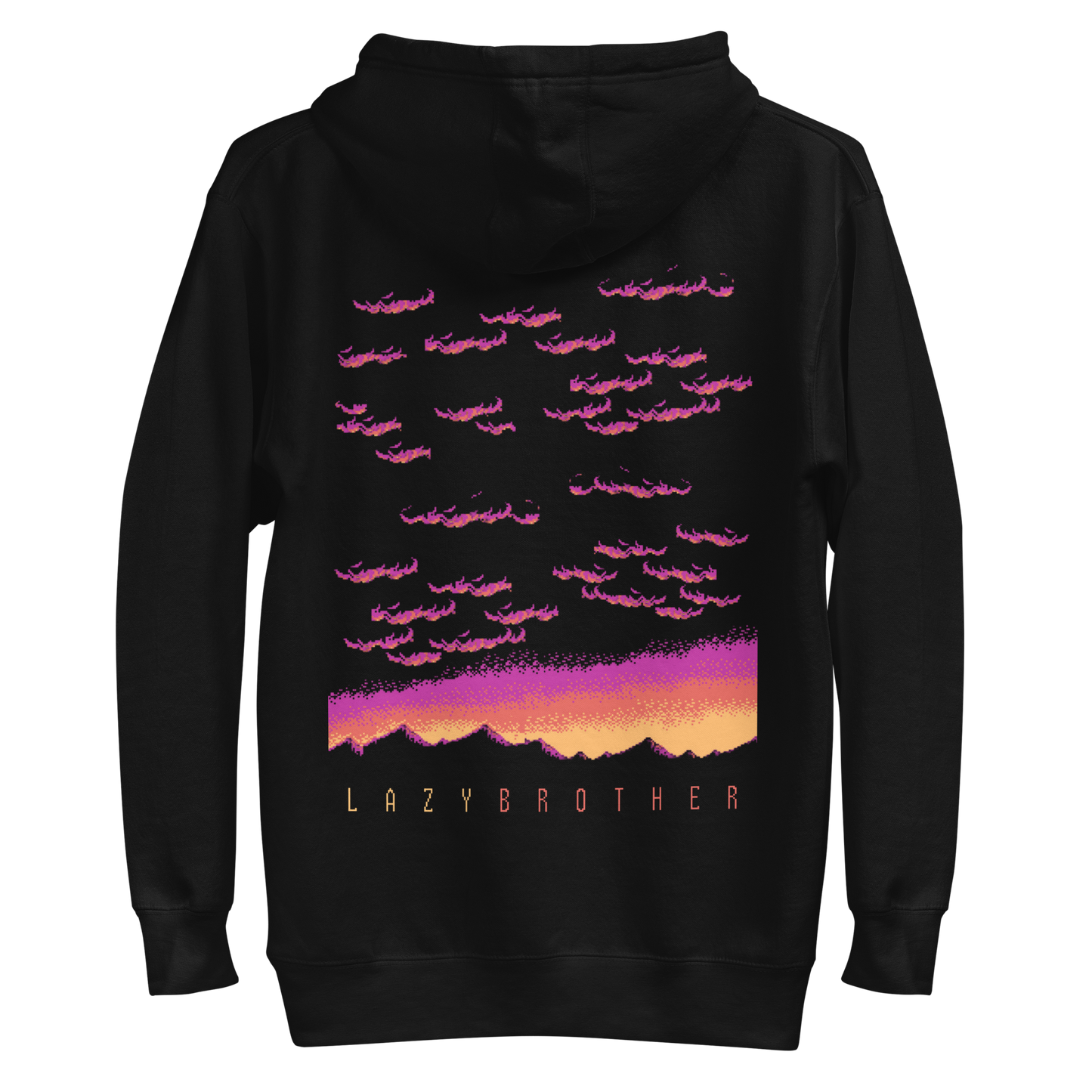 Printed Center Chest & Back Unisex Hoodie / Hooded Sweatshirt "Good Guys"